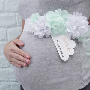 Hello World Mother to Be Sash