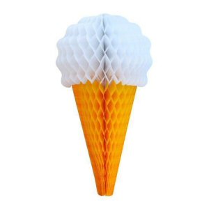 Ice Cream Party Hanging Honeycomb Decoration