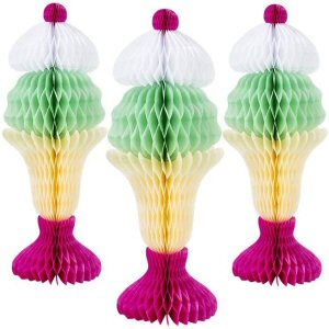 Ice Cream Party Honeycomb Decoration