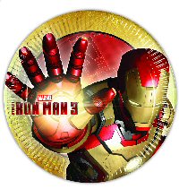 Iron Man Party Paper Plates