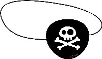 Jake and The Neverland Pirates Party Eye Patches