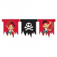 Jake and the Neverland Pirates Party Flag Banner