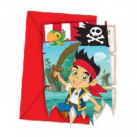 Jake and the Neverland Pirates Party Invitations