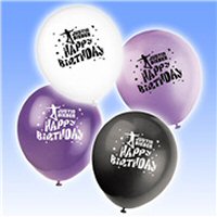 Justin Bieber Party Latex Balloons