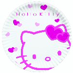Hello Kitty Party 23cm Plates