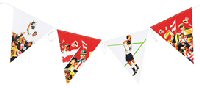 Ladybird Vintage Football Party Bunting Ladybird Vintage Football Party Bunting