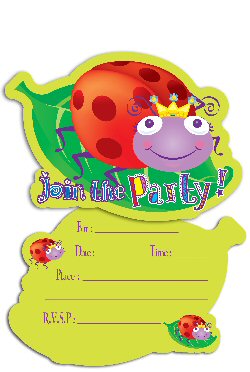 Ladybug Party Invitations Ladybug Party Invitations