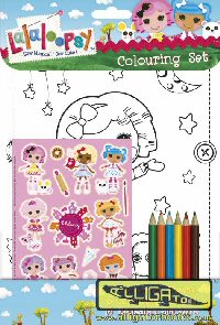 Lalaloopsy Party Colouring Set Lalaloopsy Party Colouring Set