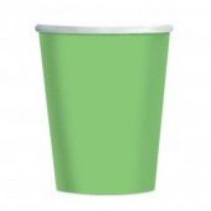 Lime Green Paper Party Cups
