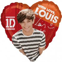 One Direction Party Foil Balloon Louis One Direction Party Foil Balloon Louis