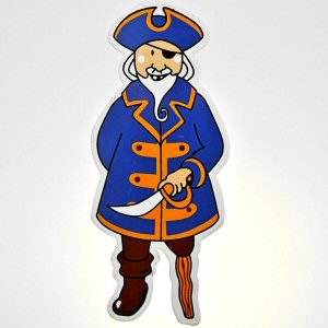 Fair Trade Kids Magnet Pirate