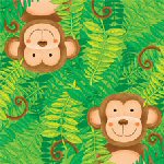 Monkey Party Napkins