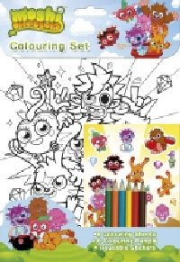 Moshi Monsters colouring set