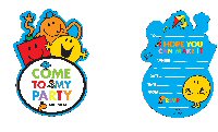 Mr Men Party Invitations