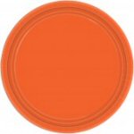 Pumpkin Orange Paper Plates