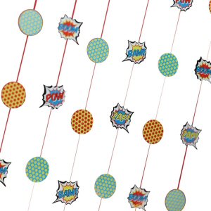 Pop Art Party Superhero Pow Backdrop Pop Art Party Superhero Pow Backdrop