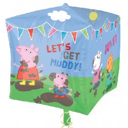 Peppa Pig and Friends Cubez Foil Balloon 