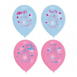 Peppa Pig Party Printed Latex Balloons