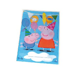 Peppa Pig Blue Party Loot Bags