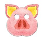 Pig Party Face Masks