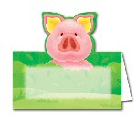 Pig Party Name Place Cards Pig Party Name Place Cards