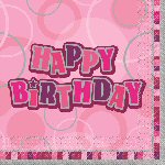 Glitz Pink Party Napkins Glitz Pink Party Napkins