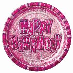 Glitz Party Supplies In Pink