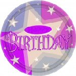 Birthday Shimmer Party Supplies Pink