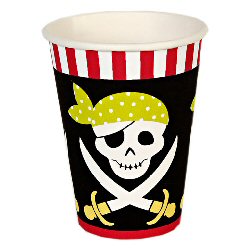 Pirate Adventure Party Cups by Meri Meri Pirate Adventure Party Cups by Meri Meri