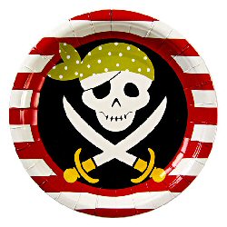 Pirate Adventure Party Plates by Meri Meri