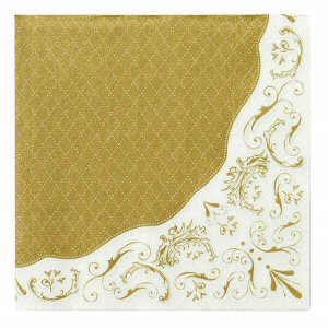 Party Porcelain Gold Napkin