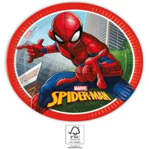 Spiderman party plates