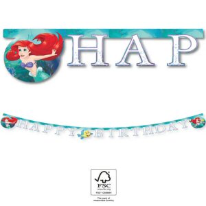 Ariel the little Mermaid party banner
