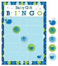 Ocean Preppy Boy Party Bingo Game