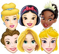 Disney Princess Pack of Face Masks