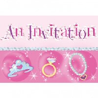 Princess Sparkle Party Invitations