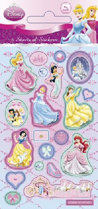 Disney Princess Sticker Sheet Pack