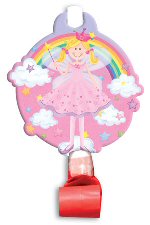 Rainbow Princess Party Blowers