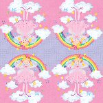 Rainbow Princess Party Napkins