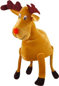 Reindeer Felt Hat