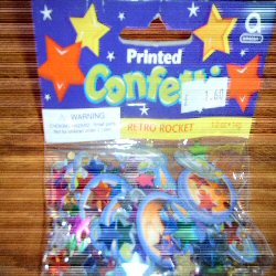 Space Rocket Party Confetti Sprinkles