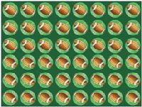 Rugby Party Plastic Tablecover