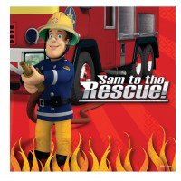 Fireman Sam Party Paper Napkins