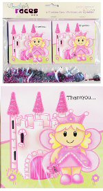Lovely Chubblies Princess Party Thank You Cards
