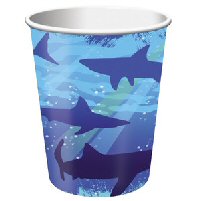 Shark Splash Party Paper Cups