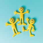 Yellow Stretchy Smiley Man