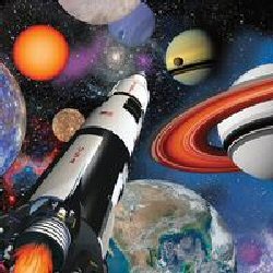 Space Blast Party Napkins