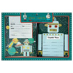 Space Cadet Party Invites and Thanks Yous 