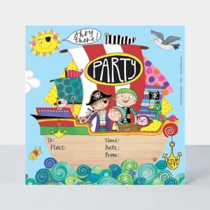 Rachel Ellen Pirate Ship Thank You Cards