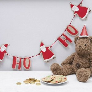 Ho Ho Ho Santa Christmas Bunting Ho Ho Ho Santa Christmas Bunting
